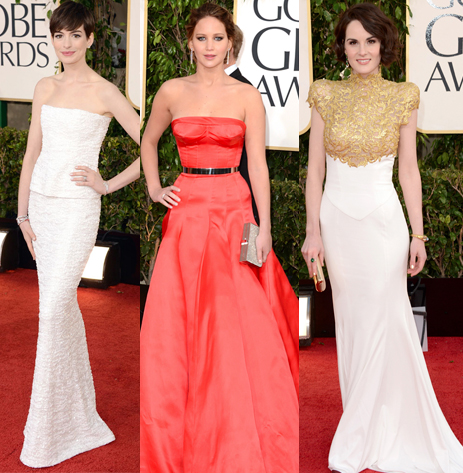 Anne Hathaway, Jennifer Lawrence, Michelle Dockery Anne Hathaway, Jennifer Lawrence, Michelle Dockery